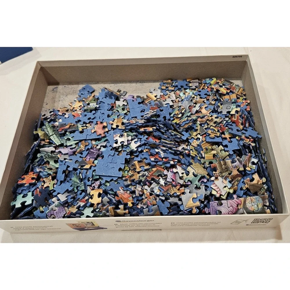 Ravensburger 1000 Piece Puzzle Fantasy Library‎ Storybook Characters Complete